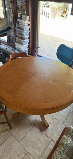 Oak Poker Table