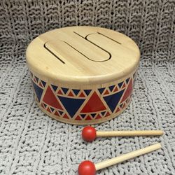 Plan Toys Kids Wooden Drum