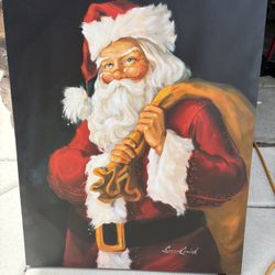 Santa Canvas Art