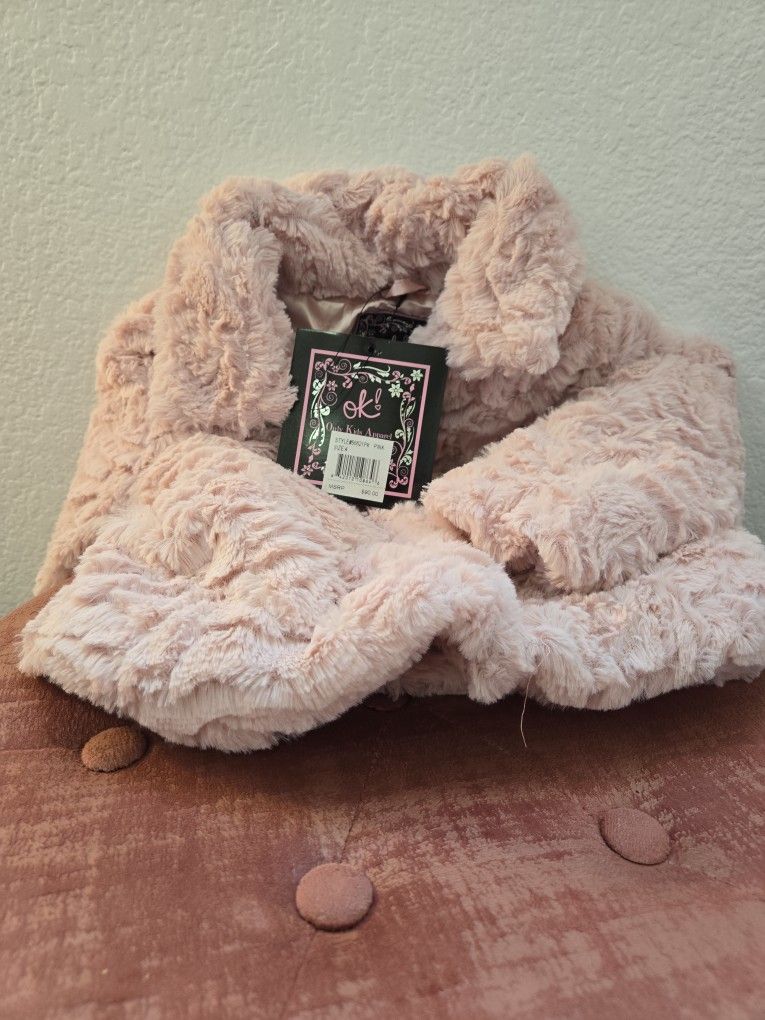 NWT OK Brand Clothing Faux Fur Jacket
