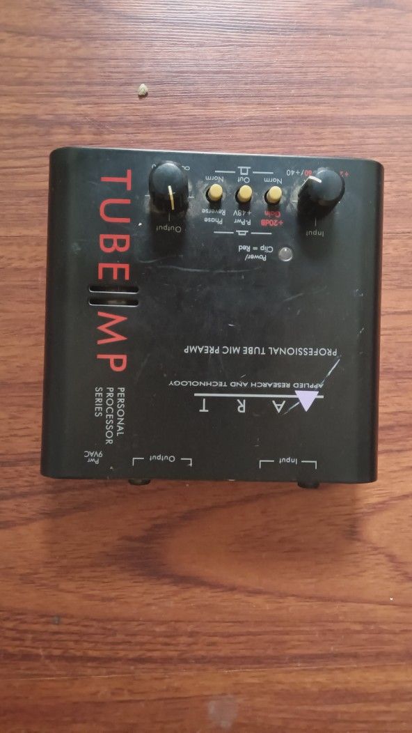 ART Tube MP Professional Tube Microphone Preamp Mic Processor Tested