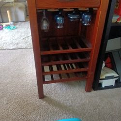 Pottery Barn Wooden Wine Tower