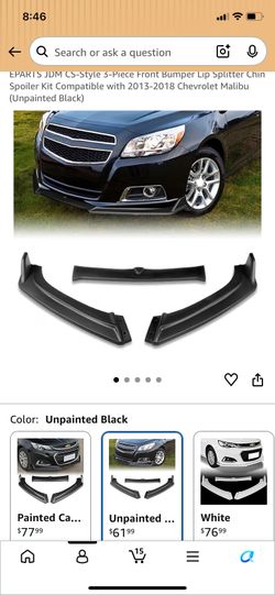 2013-2018 Chevrolet Malibu lip/splitter