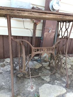 Antique Singer Treadle Sewing Machine Base