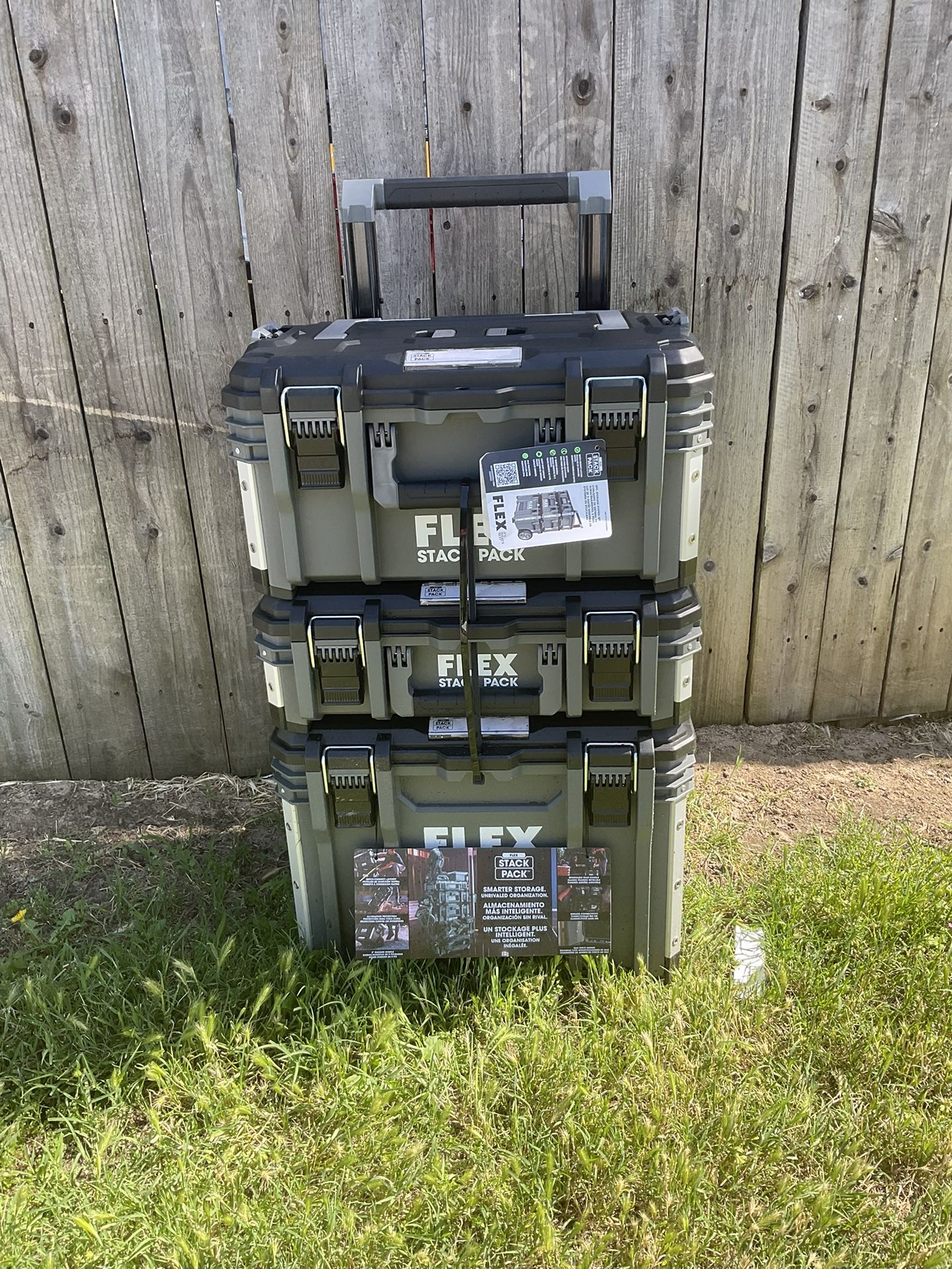 FLEX Stack Pack Storage System 3pc