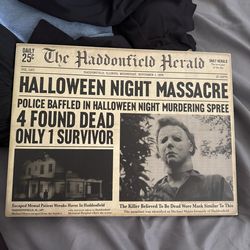 Michael Myers wood wall decor