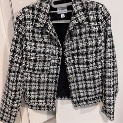 Nina West Tweed Coat