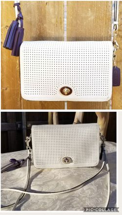 Coach Legacy Perforated Penelope Penny Cross body bag