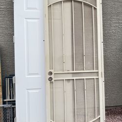 Entry Door And Secure Door 36”c951/2” $ 100