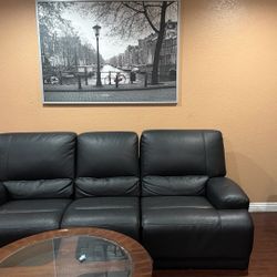 Recliner Leather Sofa