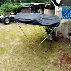 Black Cloth Boat Top Bikini Style Great For Keeping The Heat Off Your Kids