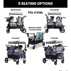 Jeep Wrangler Deluxe 4 Seater Stroller Wagon