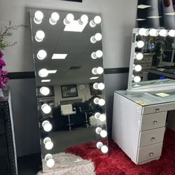 Full Body Mirror w/ Bluetooth By Impressions 