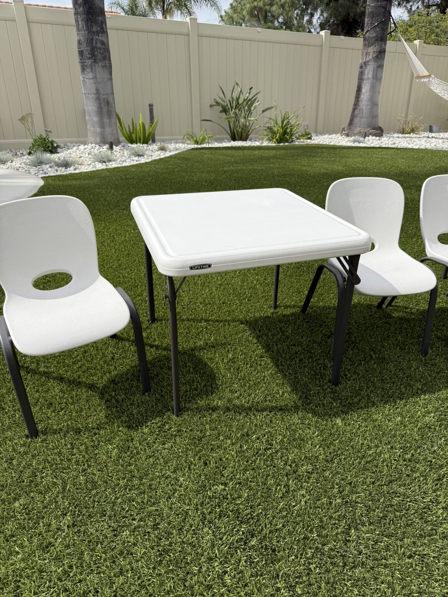 Kids lifetime Folding table And Chairs - 2 Sets