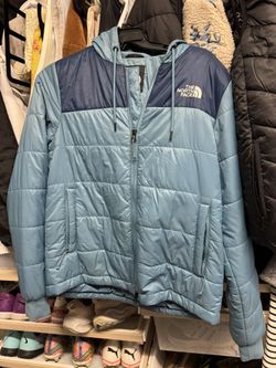 North Face Blue Puffer Jacket 