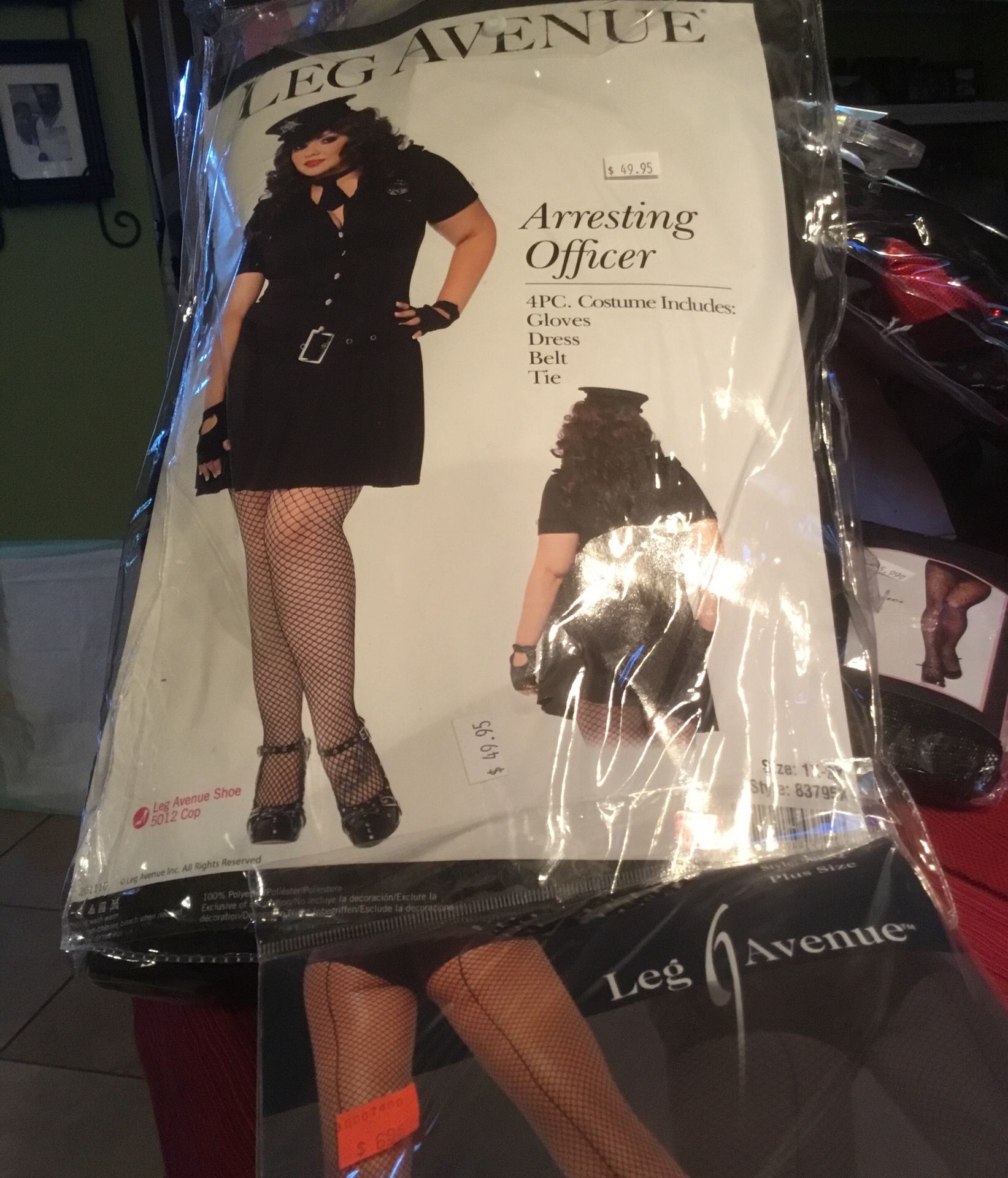 Women’s Halloween officer plus size