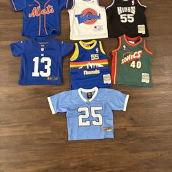 Toddler Mitchell And Ness Jerseys 2T