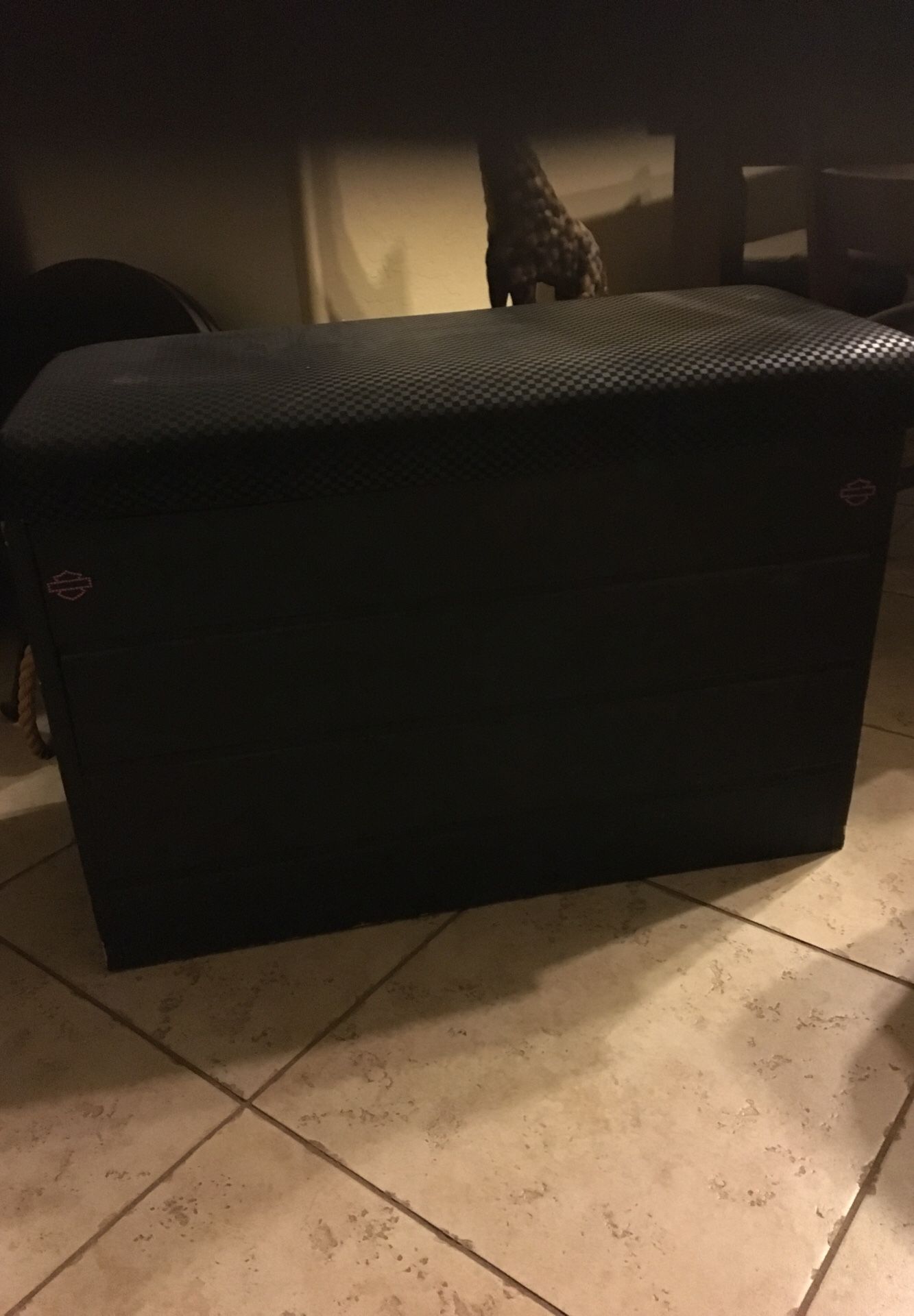 Harley Davidson Bench/storage
