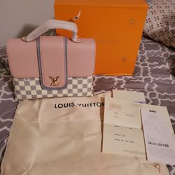 White Pink Handbag