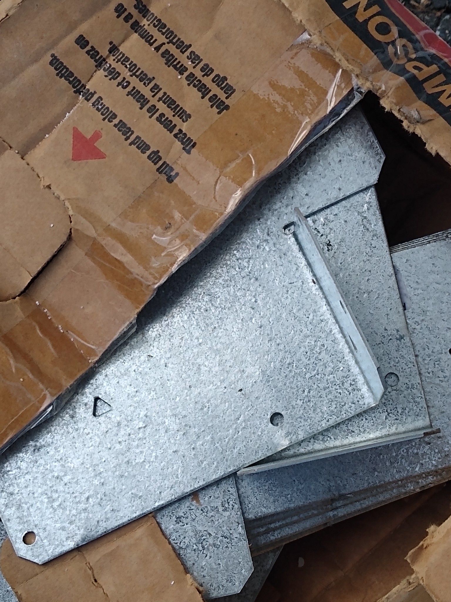 Galvanized End Post Caps 20 Pairs Each Box