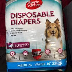 Medium Doggy Diapers New 