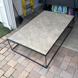 Restoration Hardware reclaimed coffee table 60”