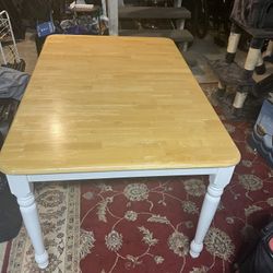 Kitchen Table With Built In Leaf 