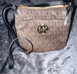 Michael Kors Leather Logo Crossbody
