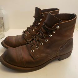Red Wing Iron Ranger 8085 Copper Rough Tough Size 8.5D
