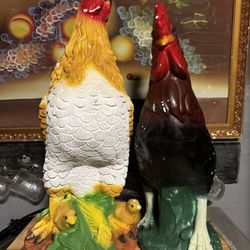 2 Roosters 2 Feet Tall 