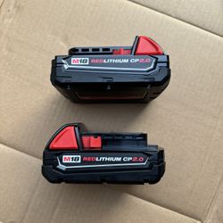 Milwaukee Batteries M18 2ah