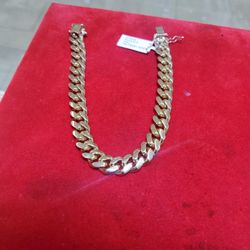 10k Gold Cuban Bracelet 