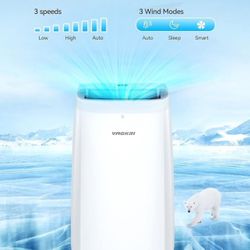 Air Conditioner Portable AC Fan Dehumidifier Cooling BRAND NEW Open Box Retail: $349 LED Panel