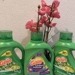 Gain Liquid Laundry Detergent,  $10ea
