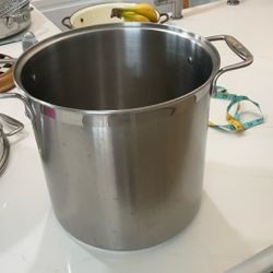 11” All clad Pot, Strainer,lid