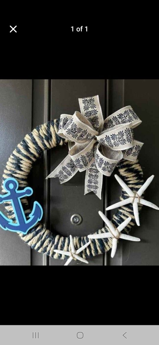Beach Blue Wreath