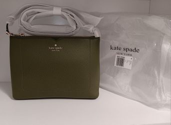 Kate Spade Harlow Enchanted Green Crossbody Bag New
