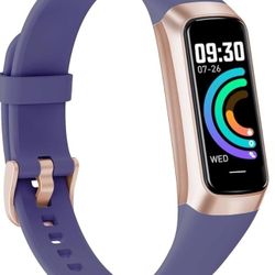 Fitness Tracker with 24/7 Heart Rate, Blood Pressure, Sleep Tracking, purple