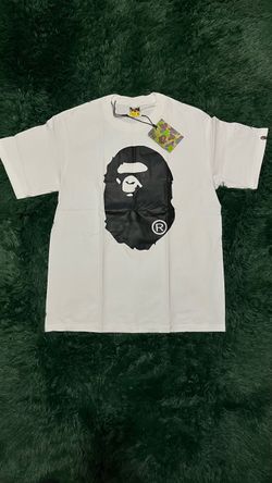 Bathing ape black and white bape t shirt