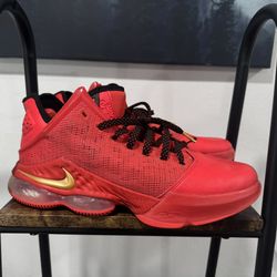 Nike Lebron 19 Crimson Red