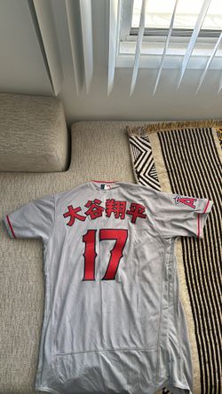 Ohtani Jersey Asian Letters Baseball Size L  