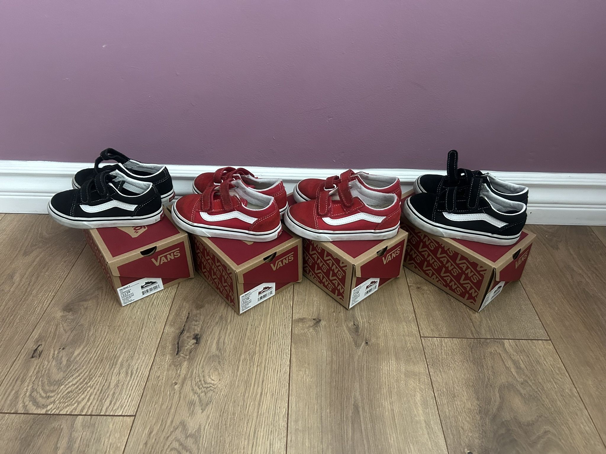 VANS For Toddlers Size 9 1 Pair for $15 or 2x$25