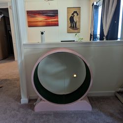 Small, Pink Cat Wheel