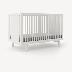 NIB Oeuf Sparrow Crib White. Retails For $1,030