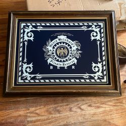 Vintage Henry Weinhards Private Reserve Beer Mirror 