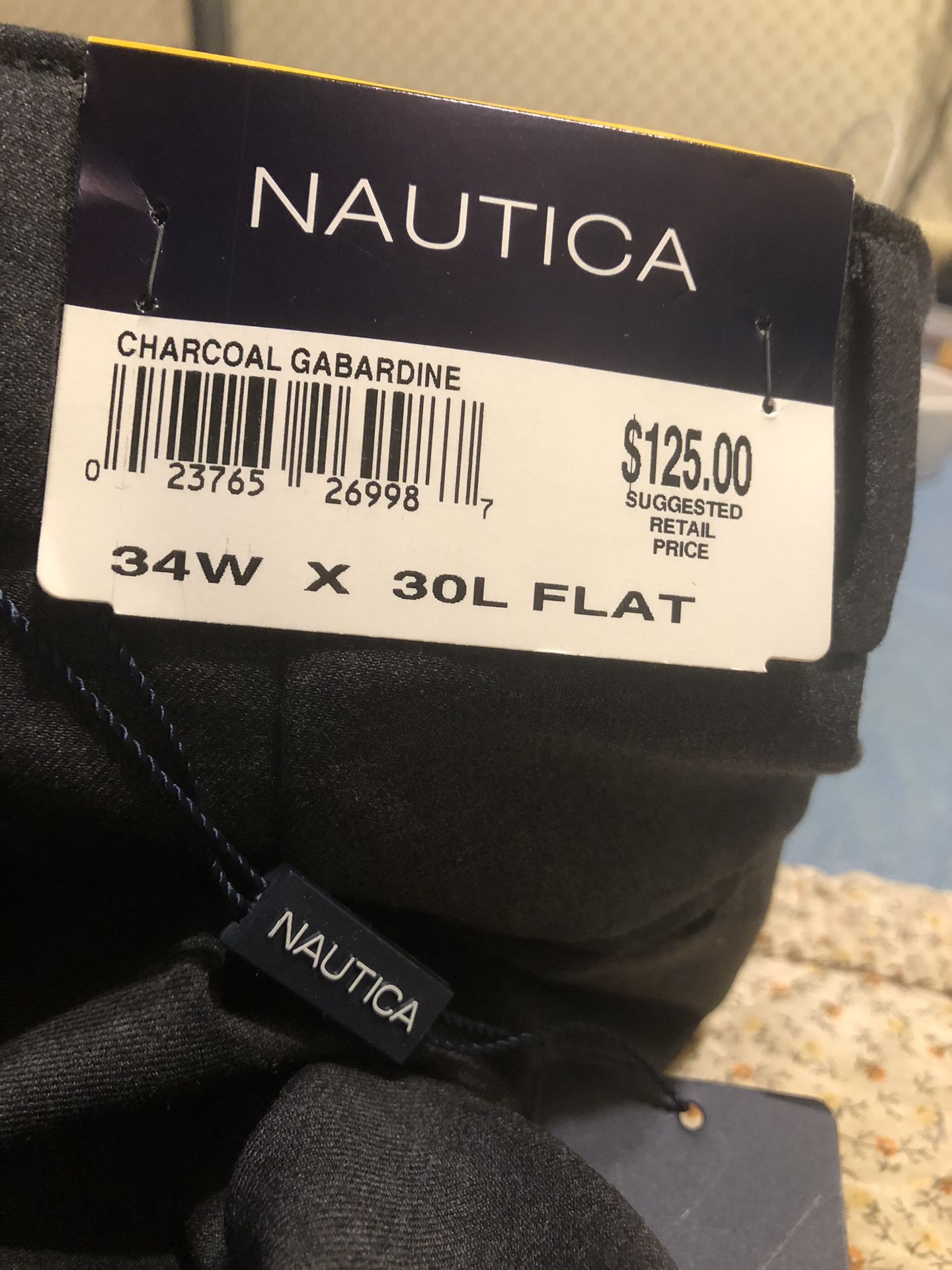 Men’s Slacks NÁUTICA Size 34 X 30 Never Worn