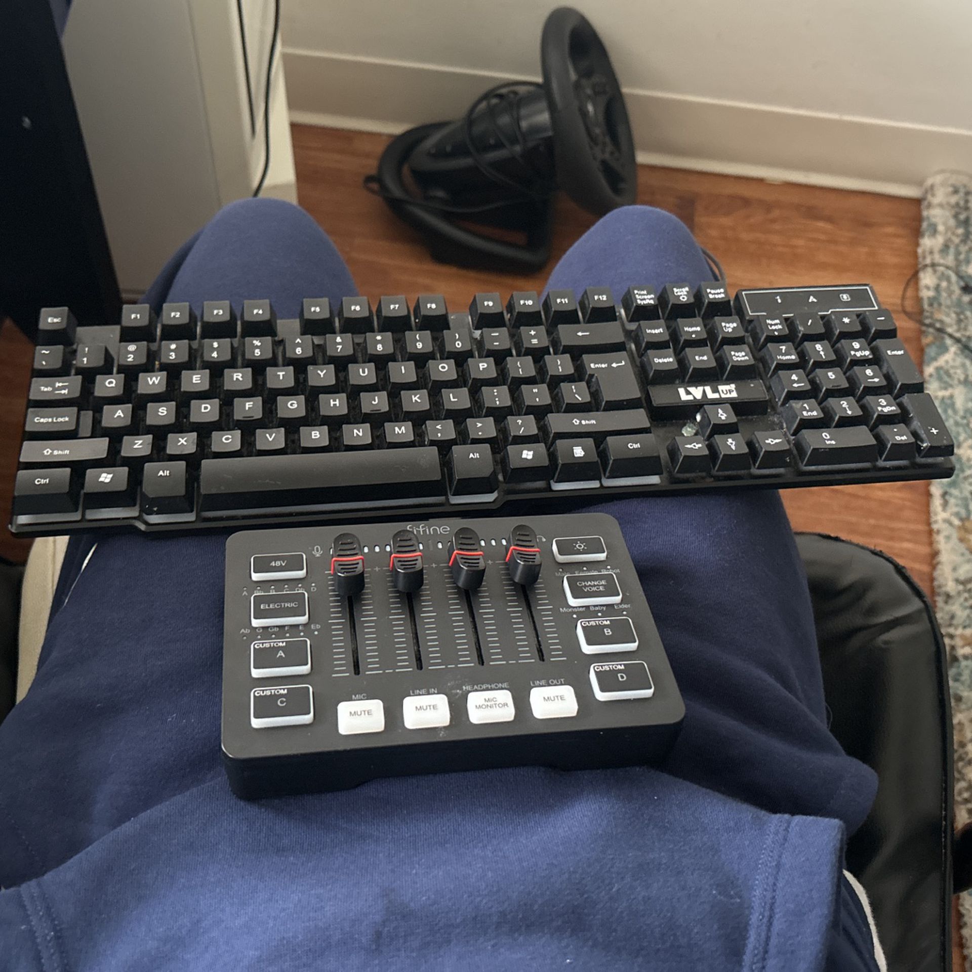 Sound Interface + Gaming Keyboard