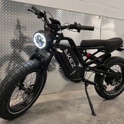 ✅ New - 52Volt/1500W/3000W Electric Dirt Bike Style E-Bike, 25ah Battery, 40mph 