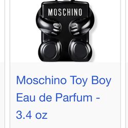 Moschino Toy Boy Cologne Men’s With Freebie