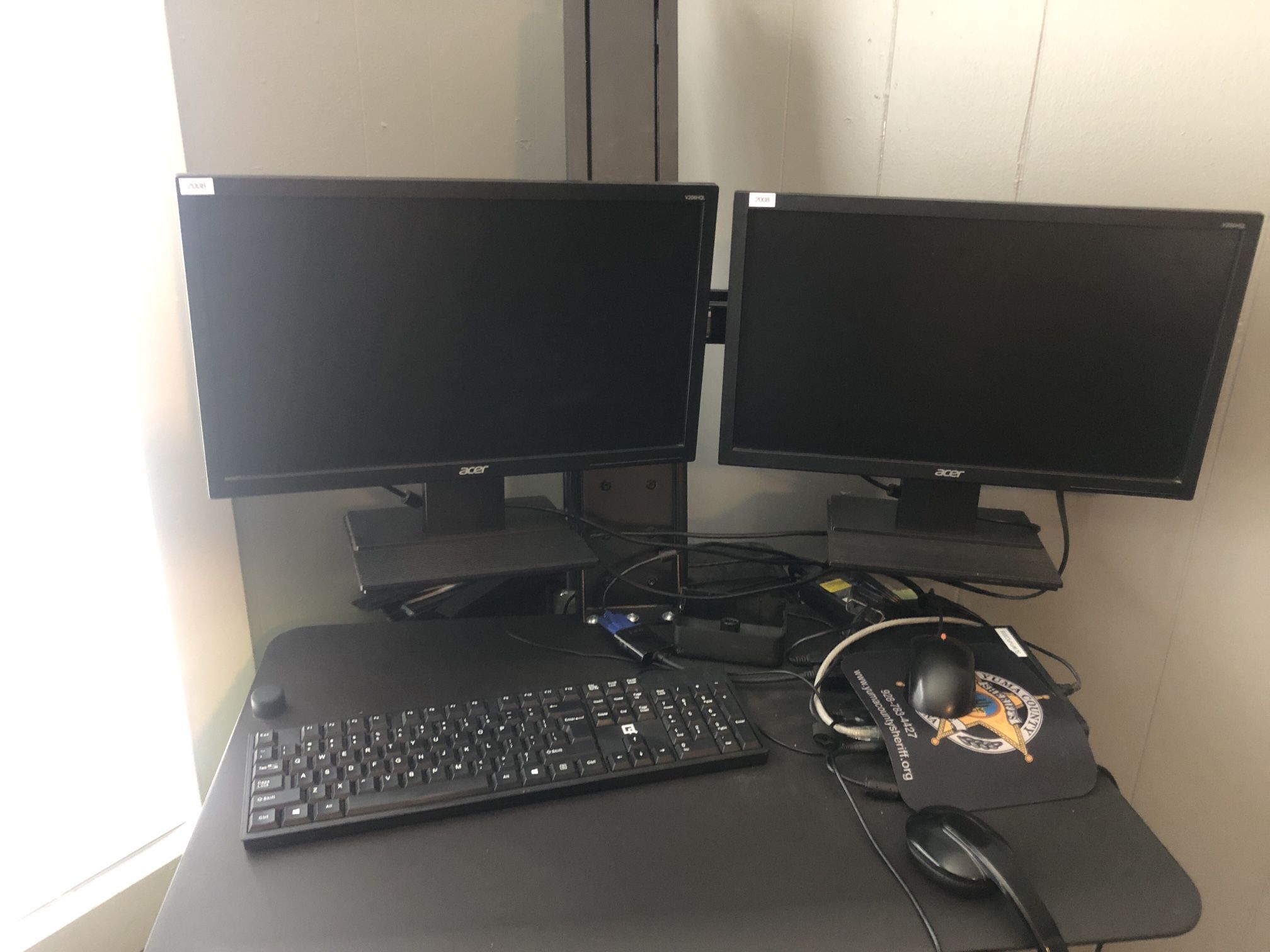 Rising Desk **NOT THE MONITORS AND COMPUTER**